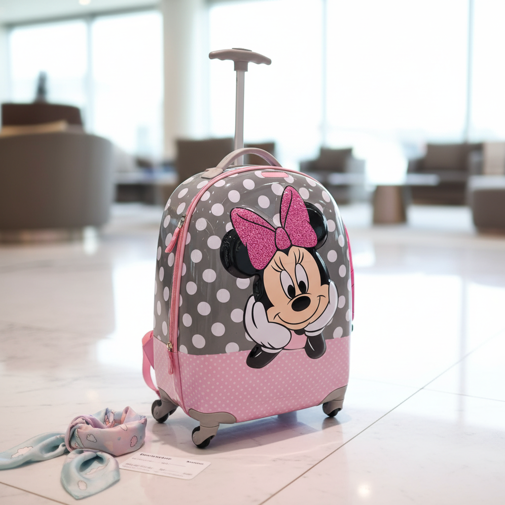 Dieser zauberhafte Kindertrolley aus der Samsonite Disney-Kollektion wartet schon sehnsüchtig darauf, ein neues Zuhause zu finden – und vielleicht hat der Osterhase ihn ja genau hier im Laden versteckt! 🐰🌷
